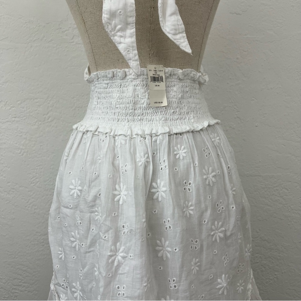 NWT Aerie spring fling white halter dress medium - Picture 5 of 8
